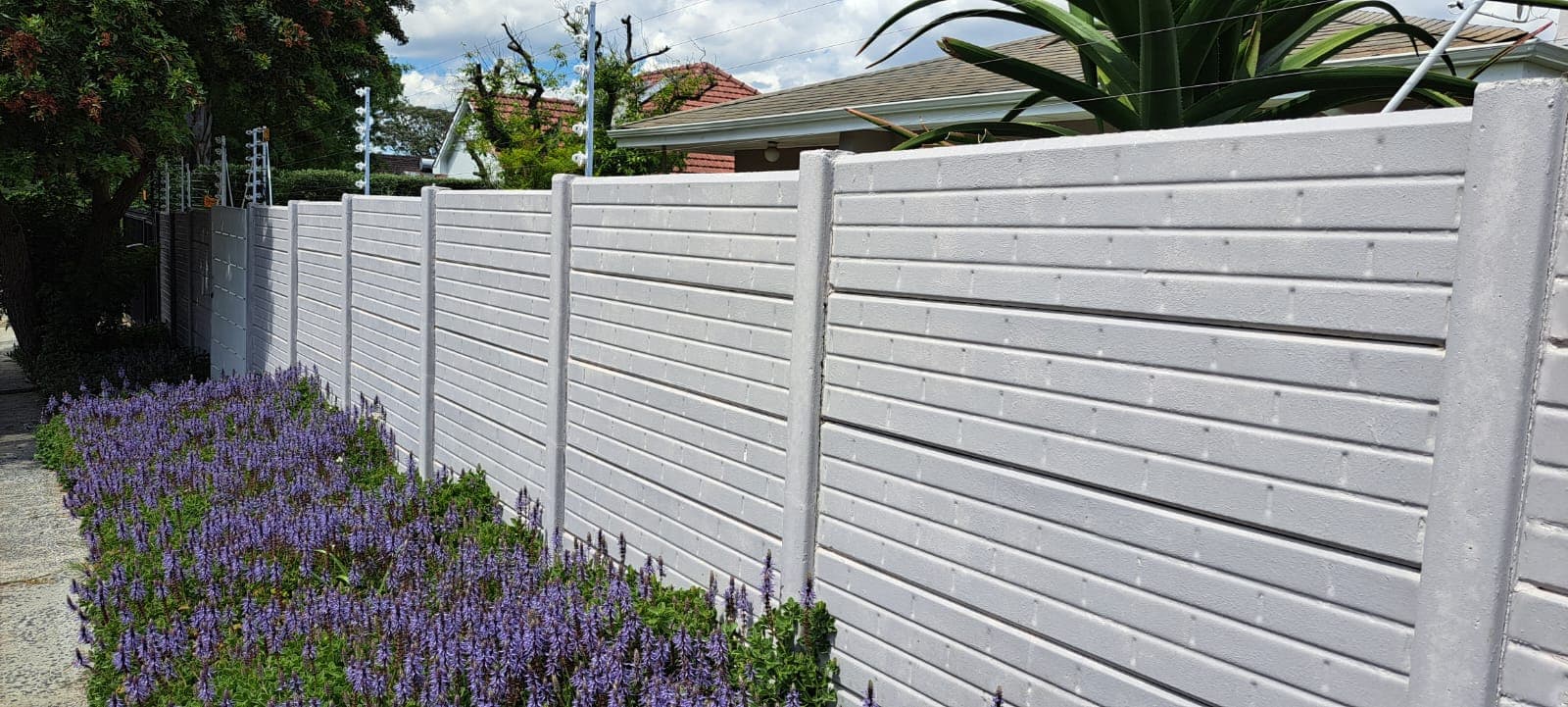 Vibracrete wall installation Cape Peninsula — Econo Projects